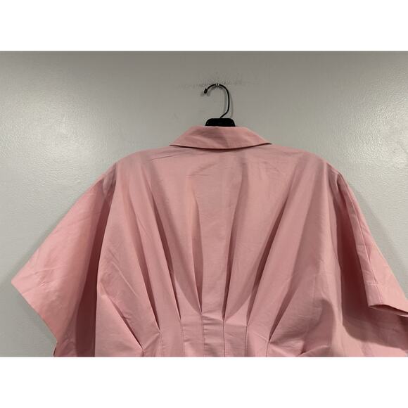 Exquise Anthropologie Tobie Colorblocked Dress Pink Combo Sz Medium Petite - Picture 6 of 10